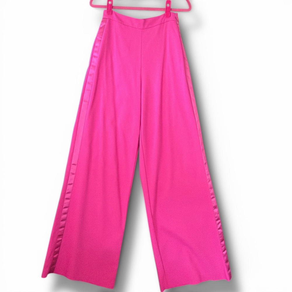 Maeve Reilly x BCBGMAXAZRIA Formosa in Pink Glo Wide Leg Pants size 2